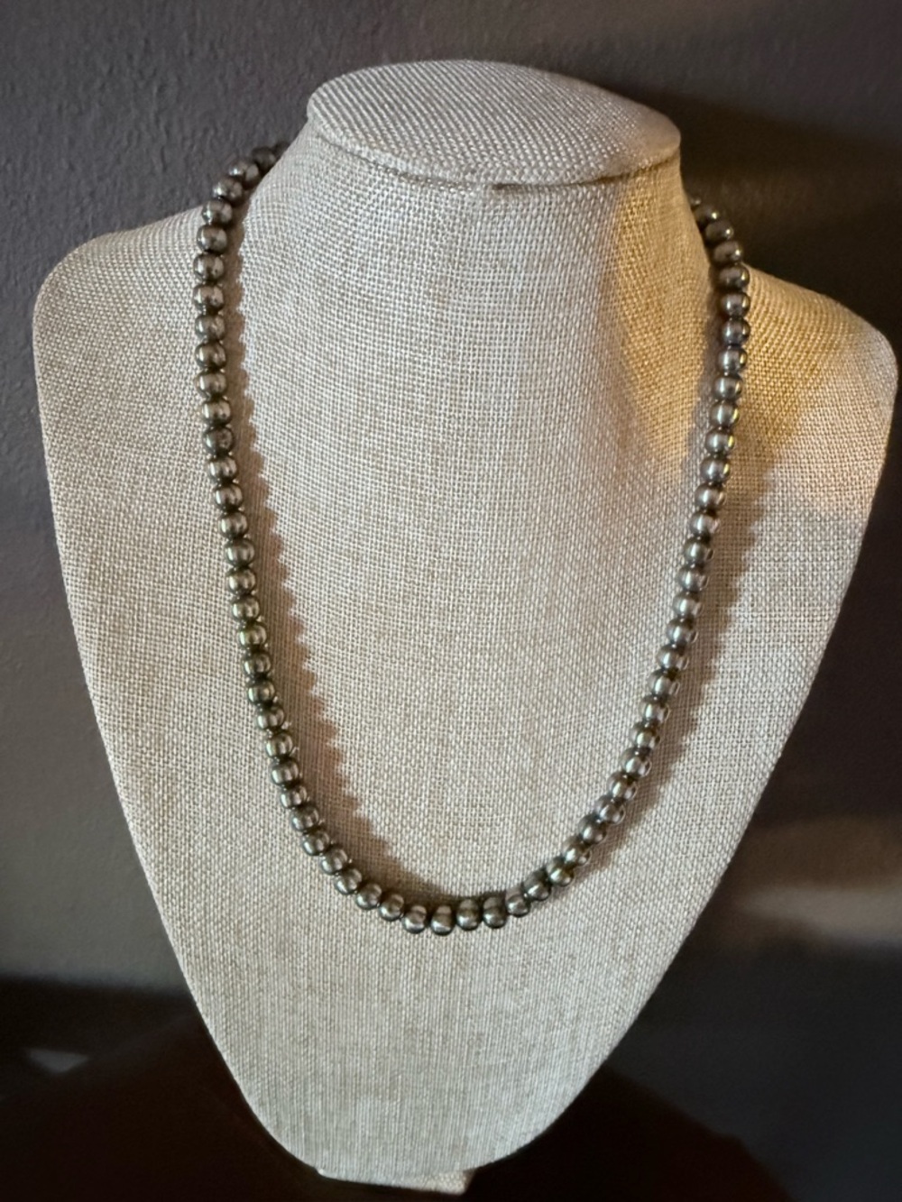 Sterling Silver Navajo Pearls